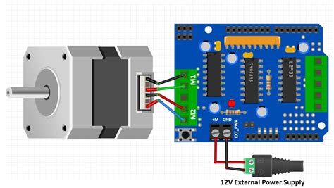 Arduino L293D Motor Driver Shield Control DC, Servo, and Stepper Mot.